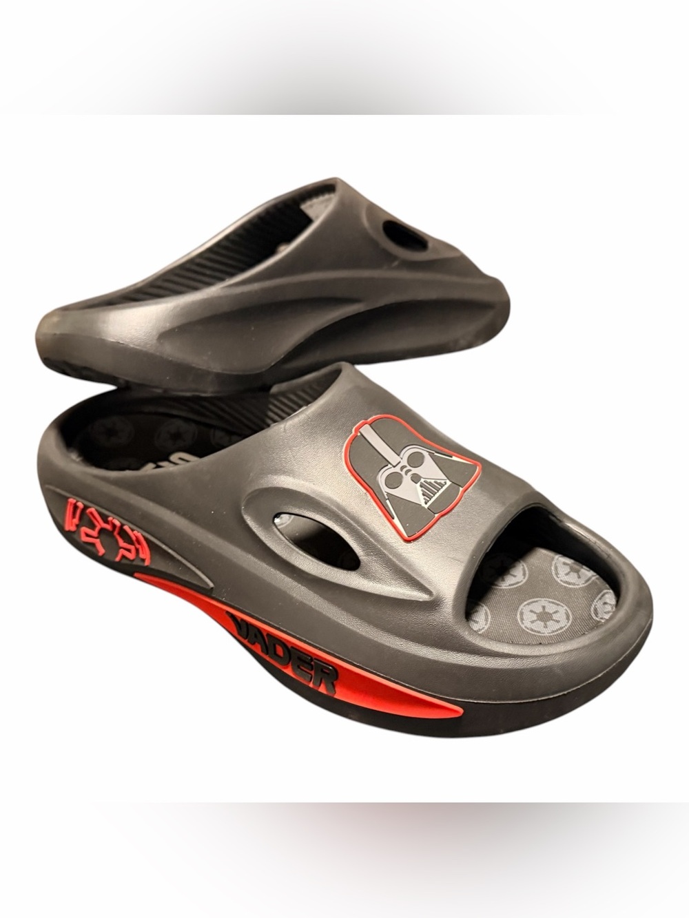 Ground Up Men's Star Wars Darth Vader Comfort Slides Size 11 NWOT
